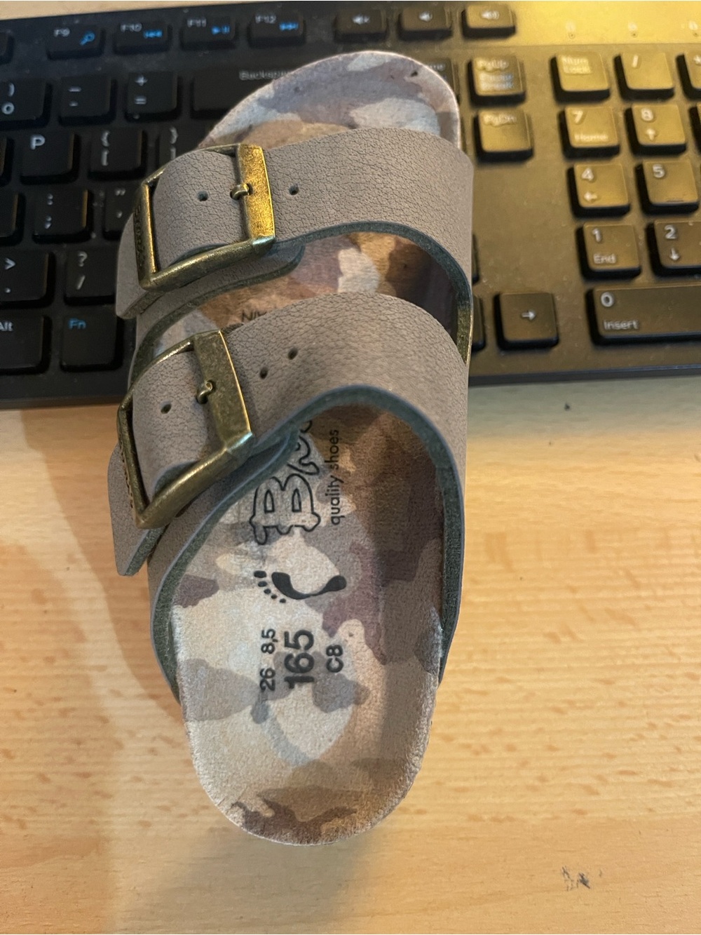 Birkenstock birkis kids srizona sandals new in box 26 euro us 8.5-9 boys toddler